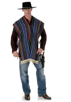 Bandito Poncho Adult Costume