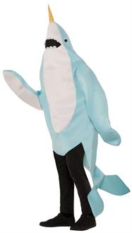 Plush Narwhal Adult Mascot Costume