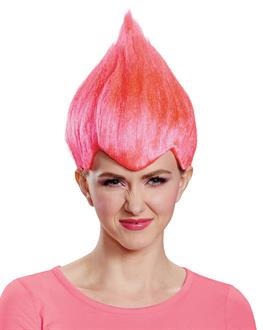 Pink Troll Adult Wig