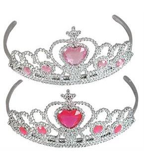 Tiara with Pink Heart Jewel