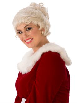 Womens Deluxe Mrs. Claus Wig