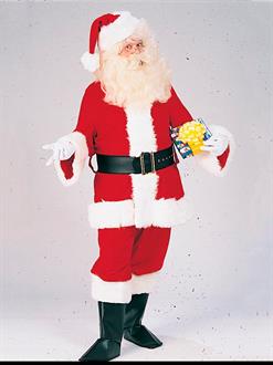 Mens XXL Professional Ultra Velvet Santa Suit