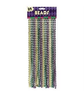 Mardi Gras Beads (Pack of 24)
