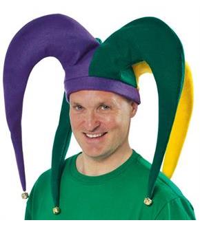 Mardi Gras Giant Jester Adult Hat