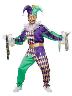 Mardi Gras Jester Adult Costume