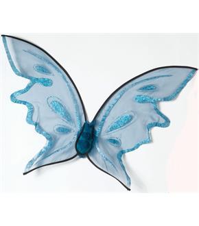 Hot Color Butterfly Wings - Blue