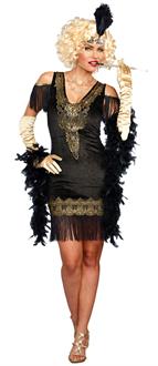 Swanky Flapper Dress Women's Adult Costume