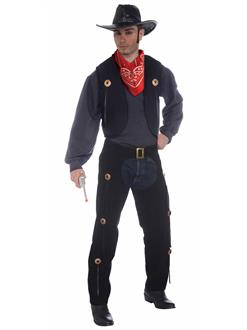 Vest and Chaps Set Costume - Adult Standard