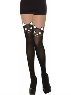 Black Cat Stockings - Adult
