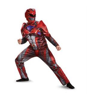 Power Rangers: Red Ranger Muscle Adult Costume