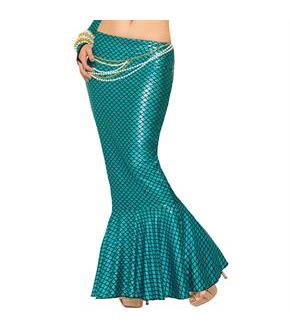 Women's Blue Mermaid Skirt