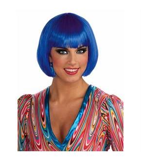 Womens Blue Bob Wig