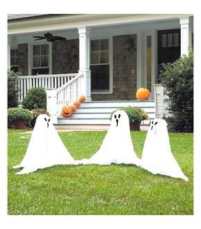 Ghostly Group Lawn Ornaments - Small