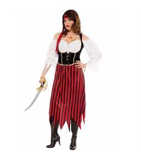 Womens Pirate Maiden Plus Size Costume