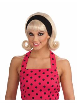 1950s Wig W/detachable Headband - Blond