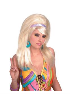 60s Mod Blonde Wig Adult