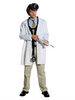 Plain Lab Coat Adult Costume
