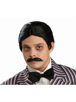 Gomez Addams Wig And Moustache Kit