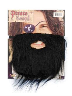 Mens Black Pirate Beard