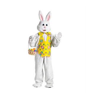 Bunny with Yellow Vest Deluxe Adult Costume
