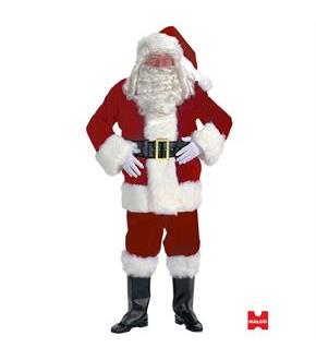 Professional Velvet Santa Adult Suit