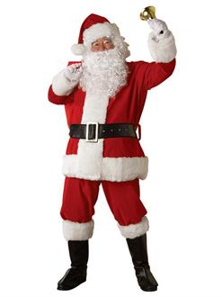 Regal Plush Santa Suit Costume