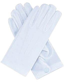 White Gloves W/snaps