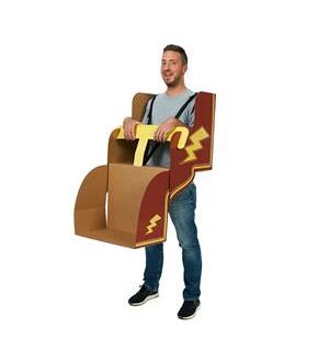Roller Coaster DIY Cardboard Costume