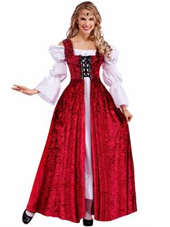 Medieval Lady Lace Up Adult Gown