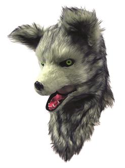 Wolf Moving Mouth Adult Mask