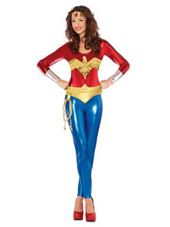Superhero Style Wonder Woman Classic Adult Catsuit Costume