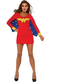 Wonder Woman Cape Dress Adult Costume