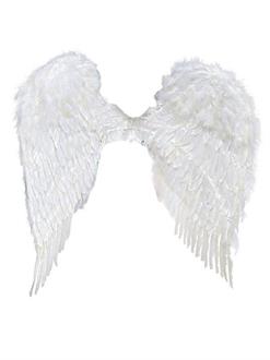 36 Inch White Feather Wings