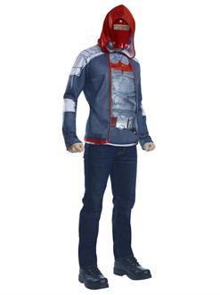 Red Hood Muscle Chest Adult Costume Top