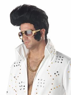 Rock N Roll Black Adult Wig