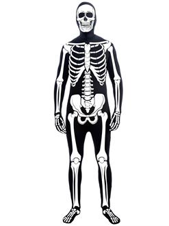 Skeleton Man Skin Suit Adult Costume