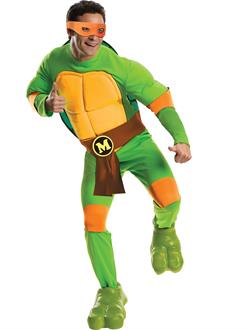 Teenage Mutant Ninja Turtles Michelangelo Deluxe Adult Costume