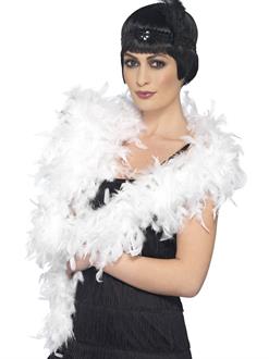 White Deluxe Boa