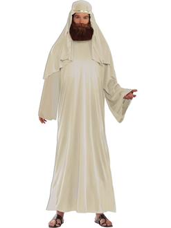 Mens Ivory Biblical Robe With Headdress