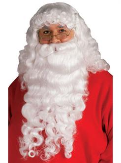 Santa Beard And Wig Set