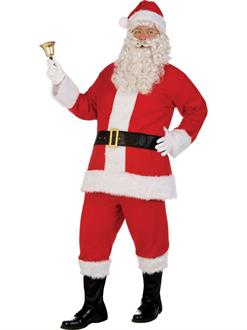 Deluxe Flannel Santa Suit