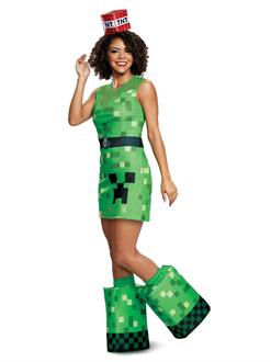 Minecraft Creeper Women's Teen Costume