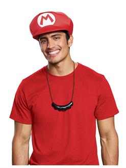 Super Mario Bros. Mario Hat & Mustache Necklace Kit