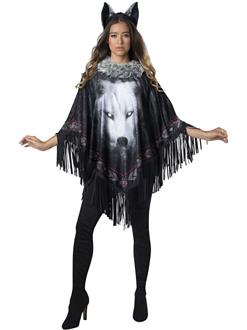 Women's Lone Wolf Poncho