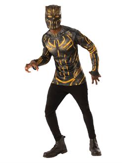 Marvel: Black Panther Movie Mens Erik Killmonger Costume Top