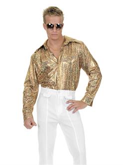 Mens Glitter Disco Shirt
