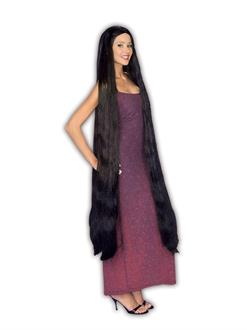 Extra Long Godiva Black Adult Wig