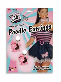 Poodle Earrings
