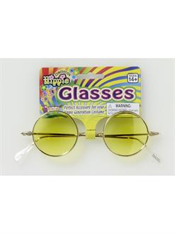 Round Glasses - Yellow Lenses