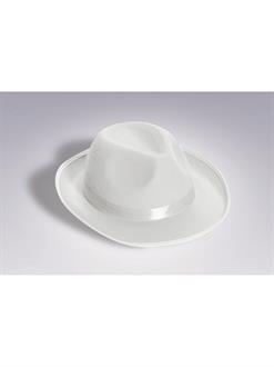 White Deluxe Fedora